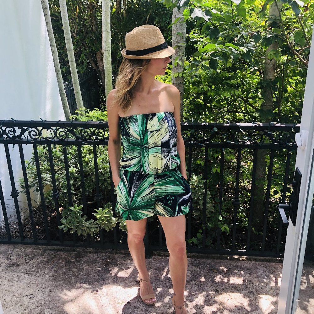 Ariella Strapless Romper